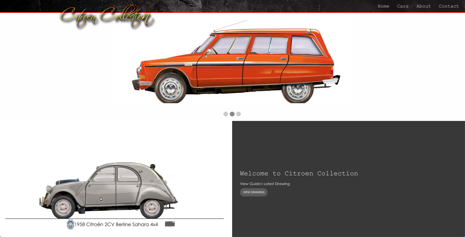 Citroën Collection Website (2022)